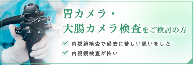 胃カメラ・大腸カメラ検査をご検討の方